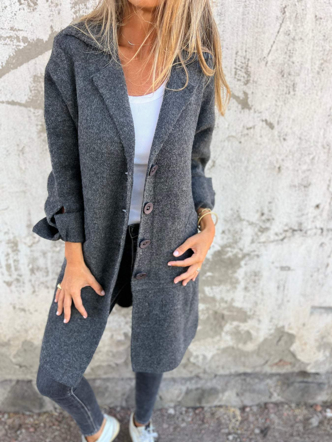 Brianna™ Long Knit Coat