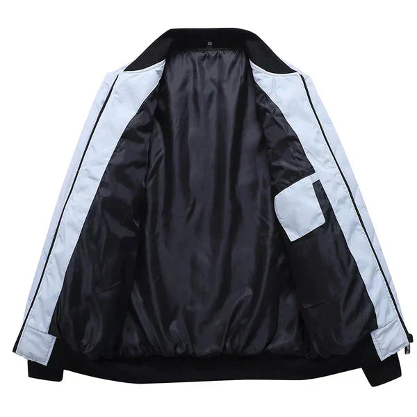 Tyson | Veste bomber Chevron rembourrée avec bouclier épuré