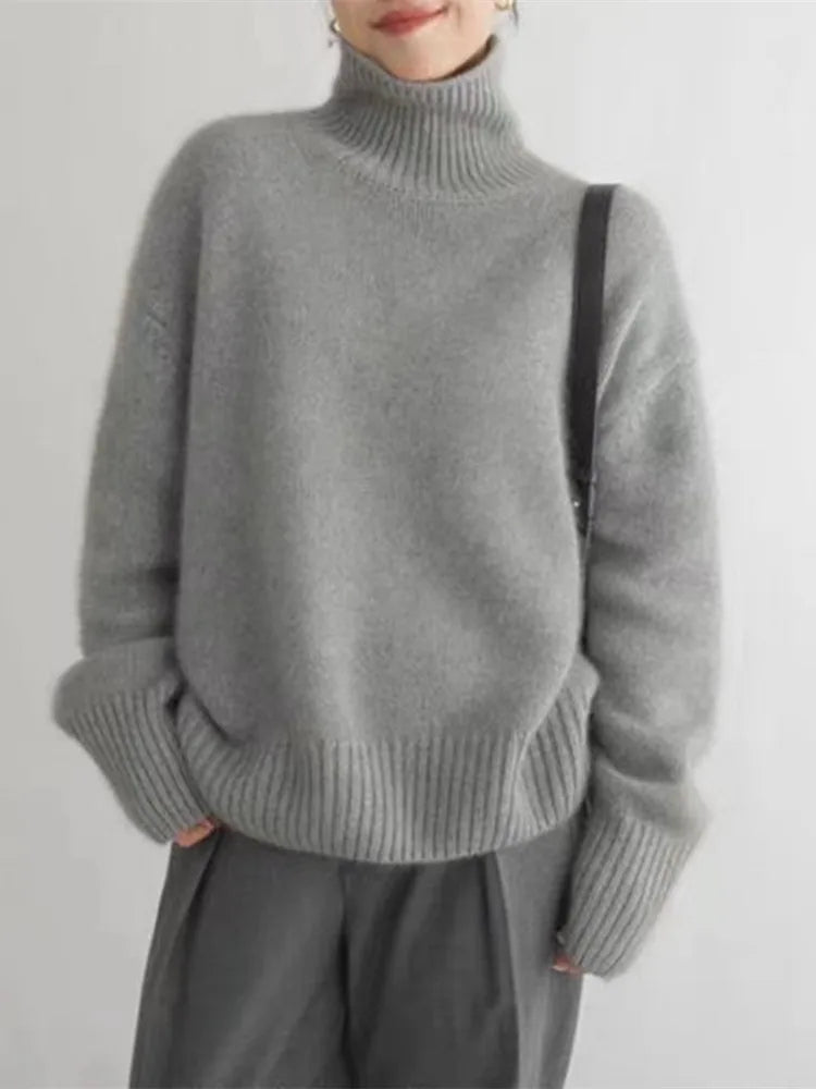 Mirrin Wool Turtleneck Sweater