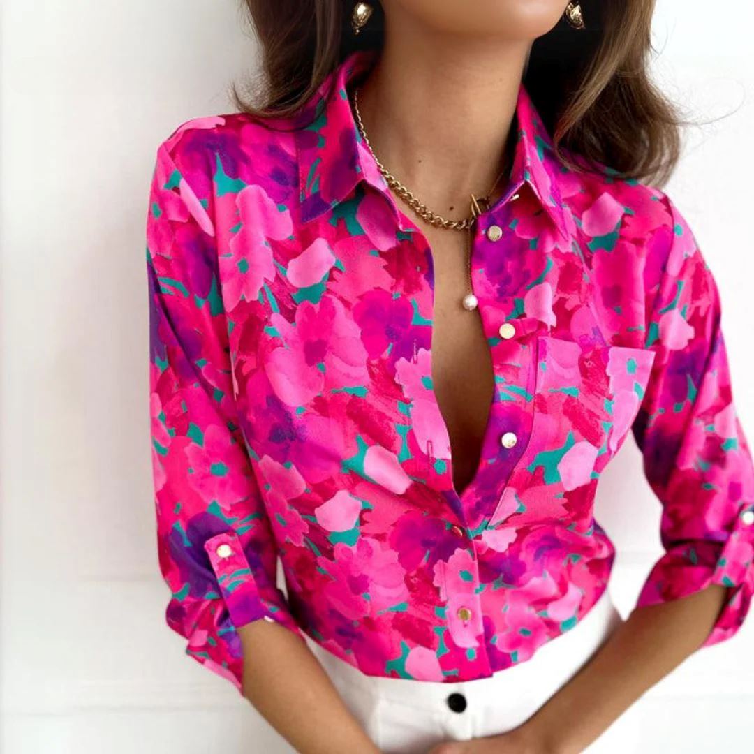 Sophie™ - Casual Blouse with Floral Print