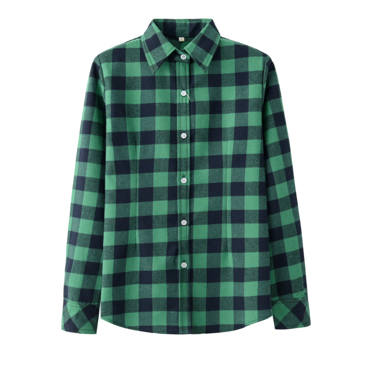 Élodie | Chemise satinée oversize à col large