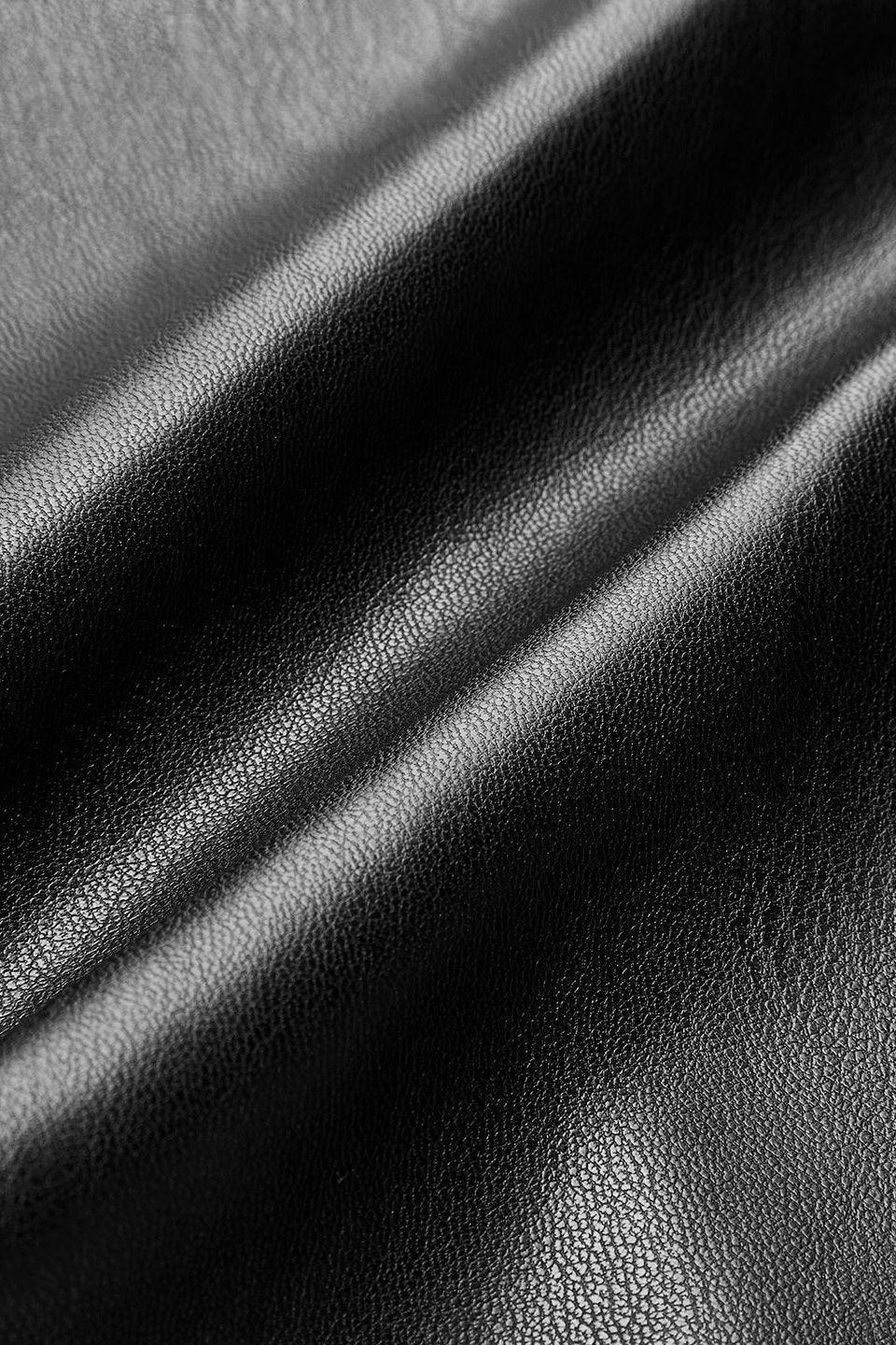 Elegant High Waist Faux Leather Pants