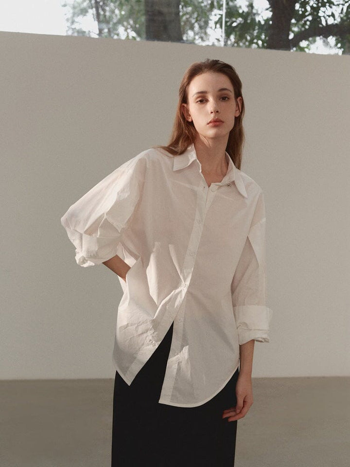 Maya™ - Minimalist Oversized Relaxed Shirt