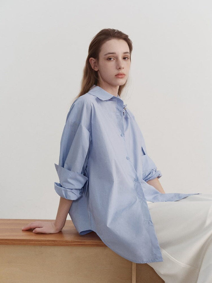 Maya™ - Minimalist Oversized Relaxed Shirt