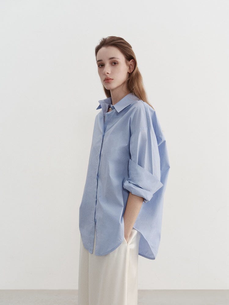 Maya™ - Minimalist Oversized Relaxed Shirt