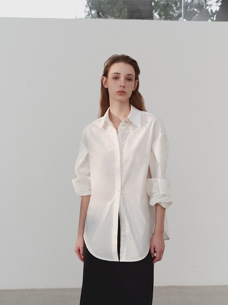 Maya™ - Minimalist Oversized Relaxed Shirt
