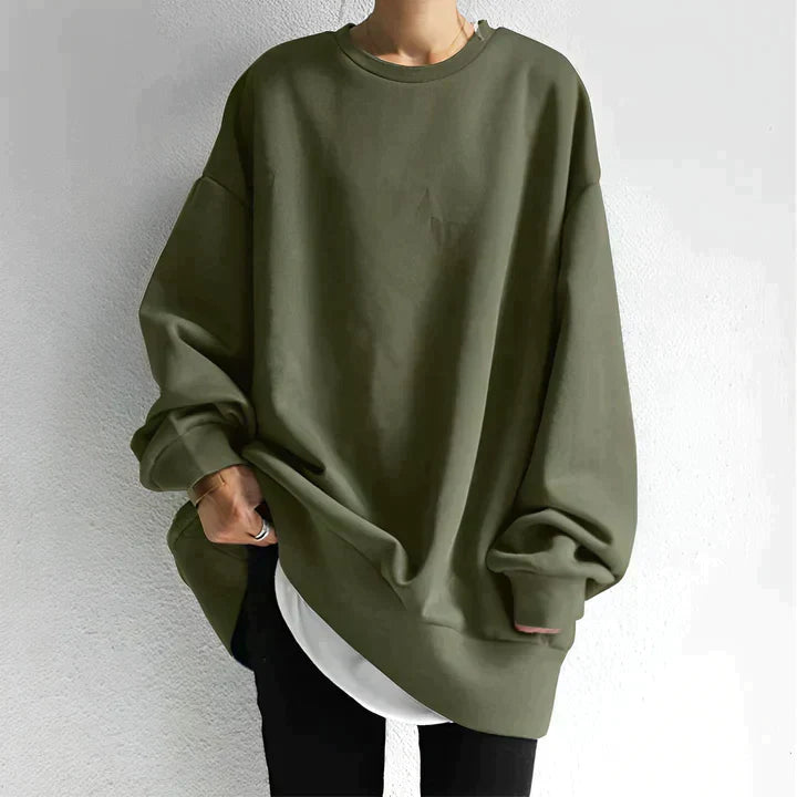 Sally | Oversized round neck jumper for women