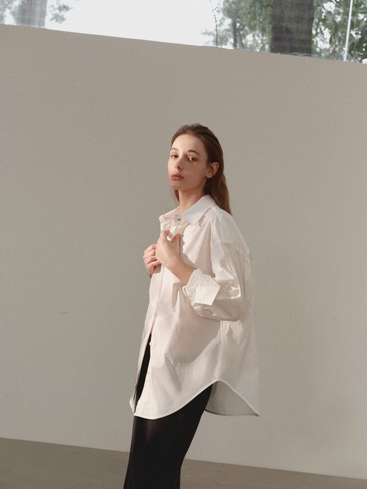 Maya™ - Minimalist Oversized Relaxed Shirt