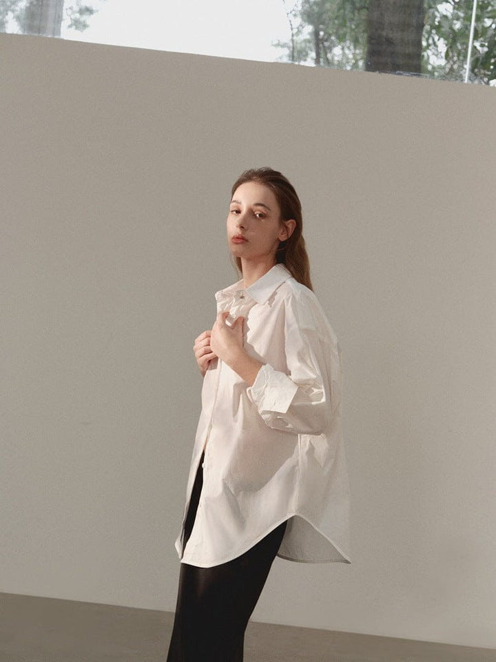 Maya™ - Minimalist Oversized Relaxed Shirt