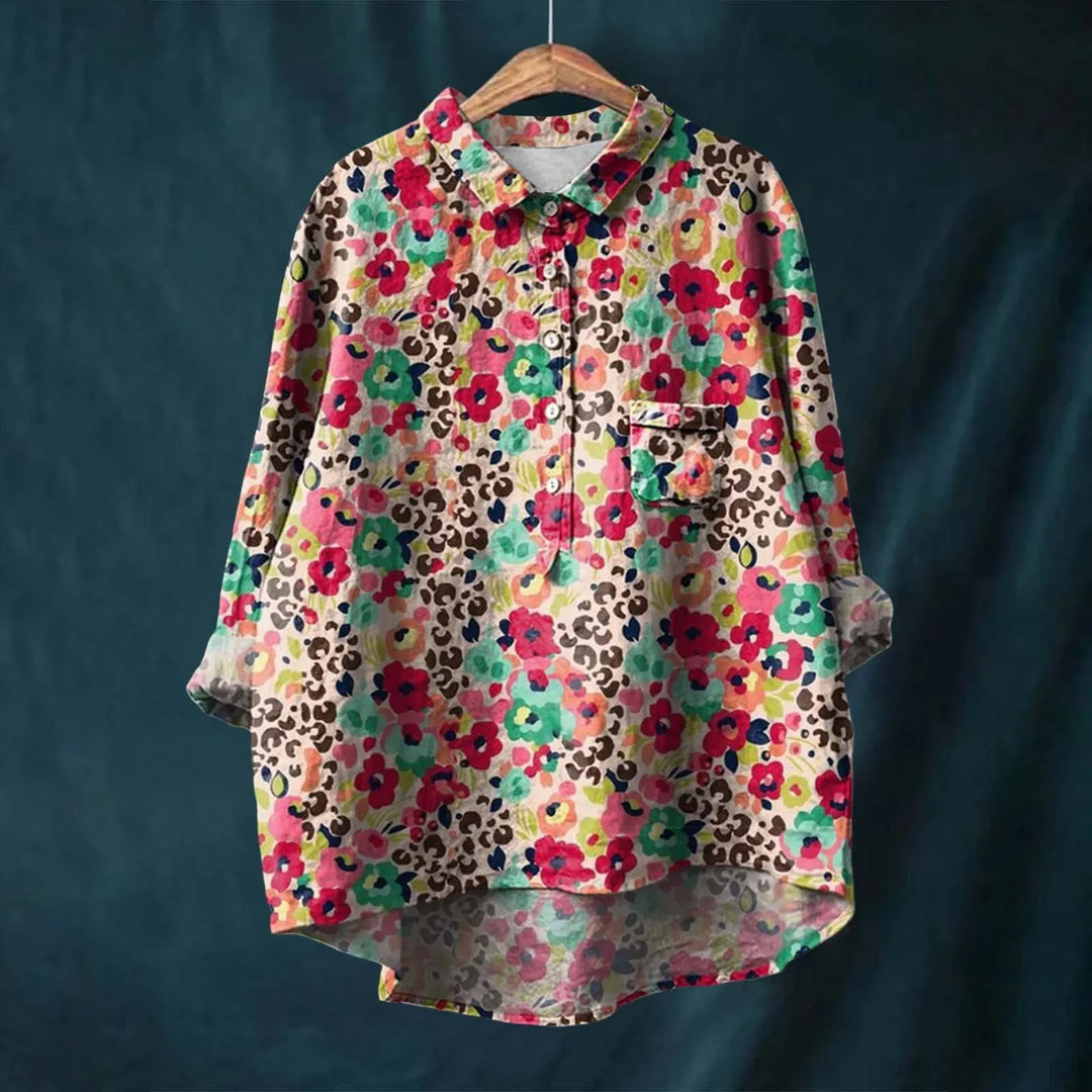 Lucie™ | Elegant Women's Floral Shirt