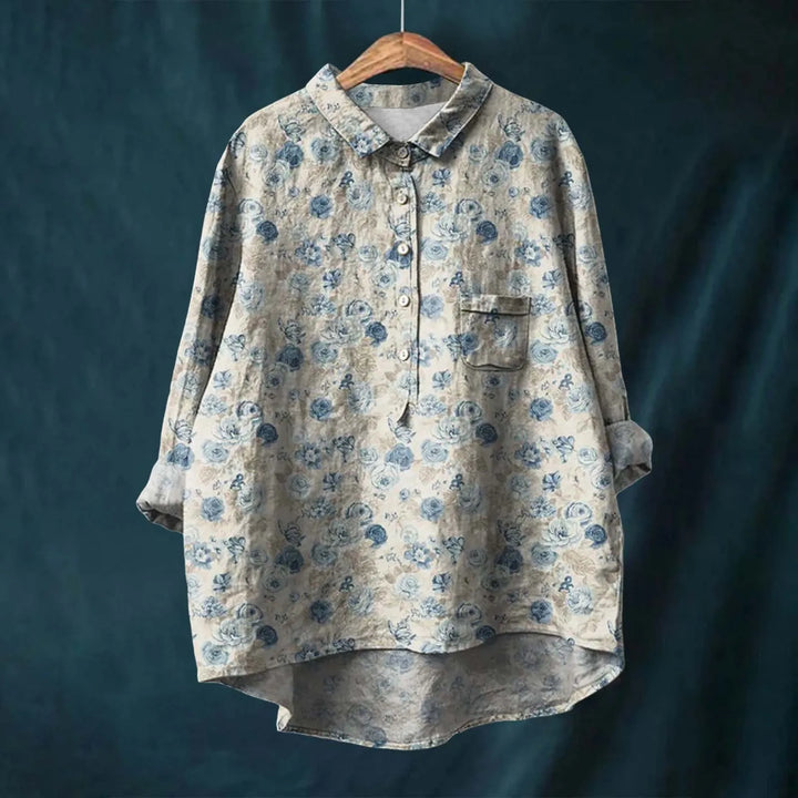 Lucie™ | Elegant Women's Floral Shirt