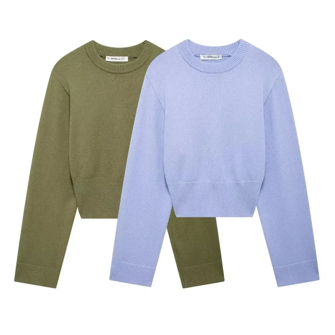 Éléonore | Pull en maille douce coupe courte