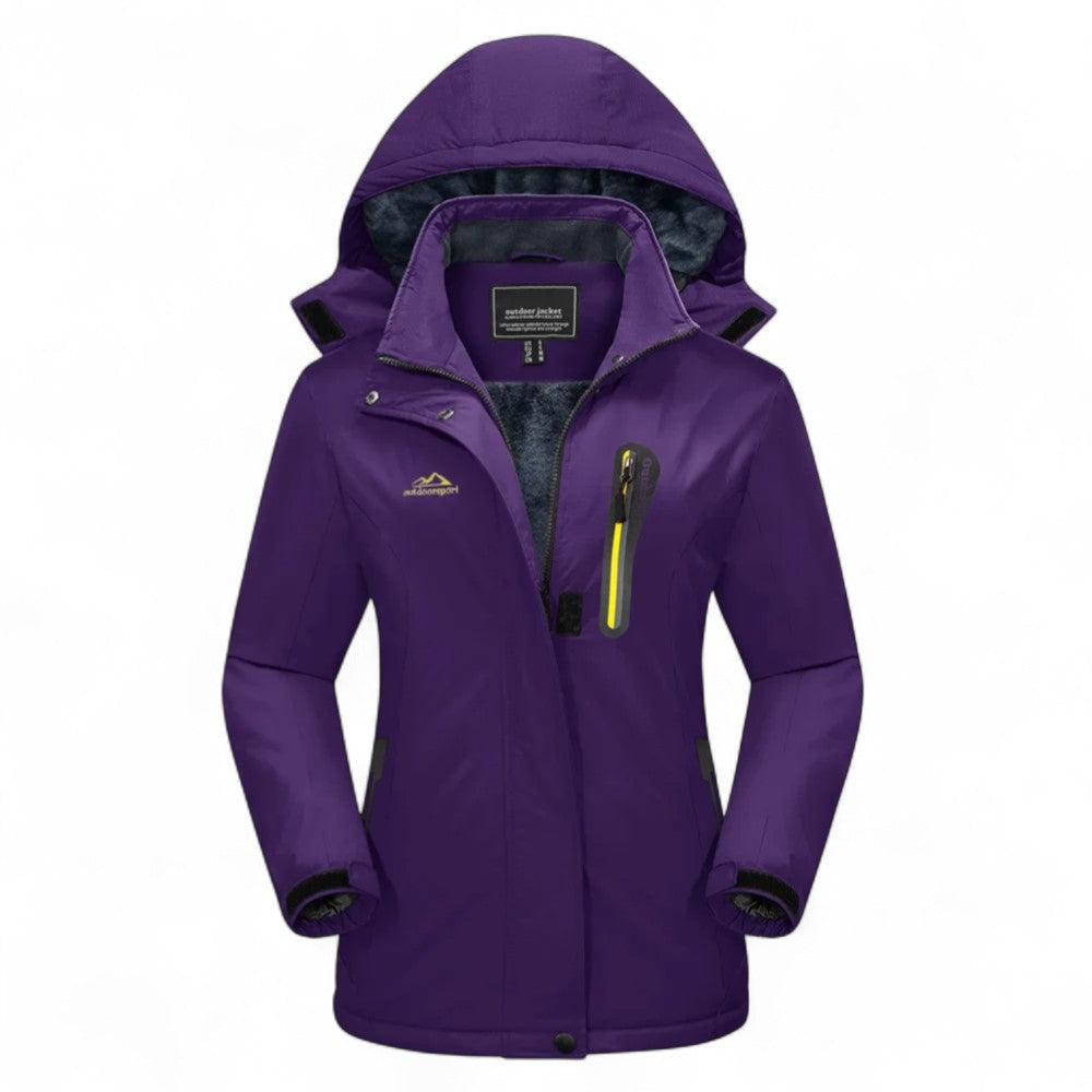 Laurine | Veste d’extérieur imperméable doublée en polaire