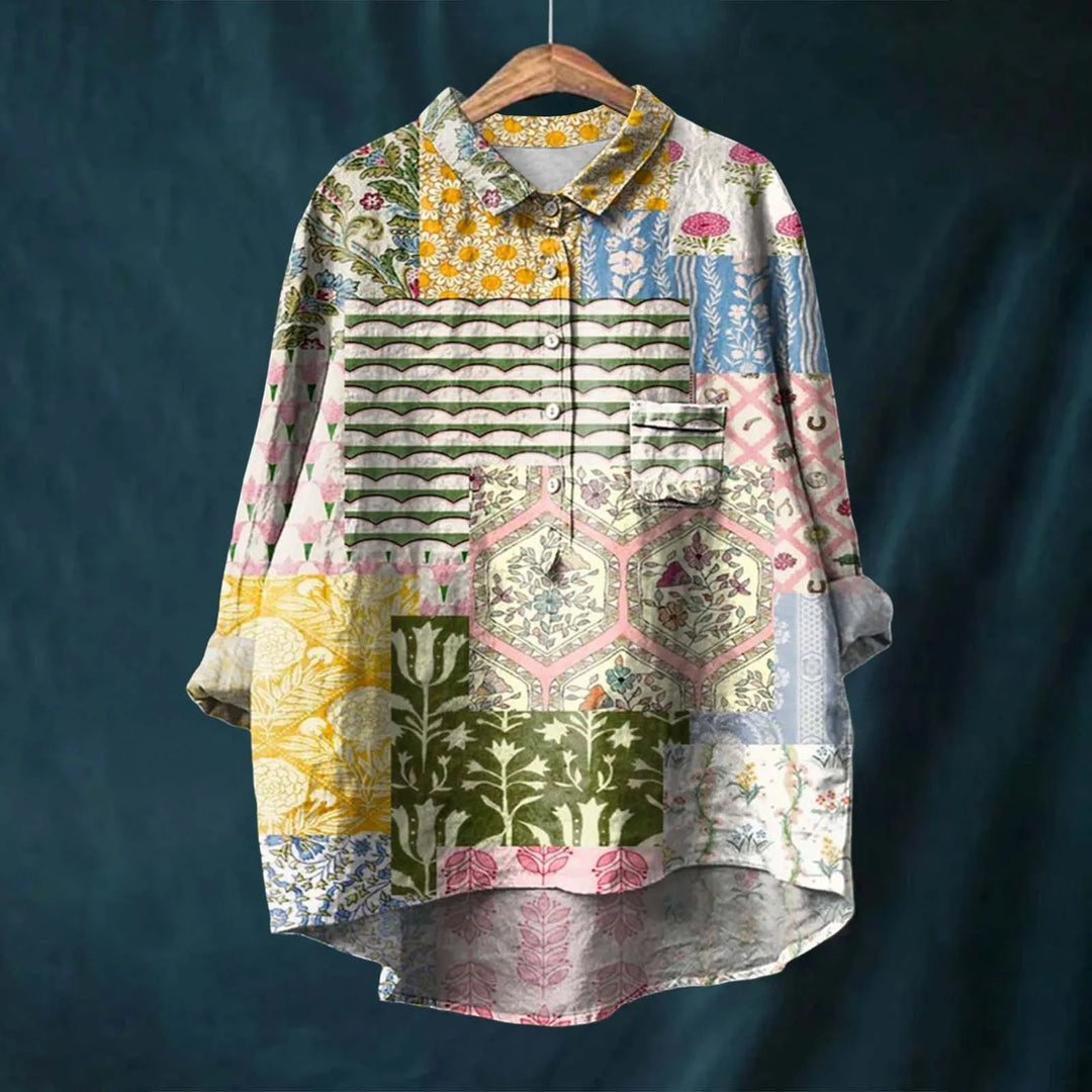 Lucie™ | Elegant Women's Floral Shirt