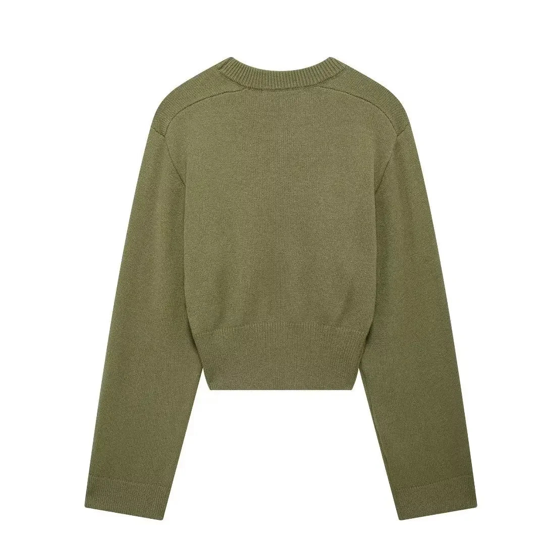 Éléonore | Pull en maille douce coupe courte