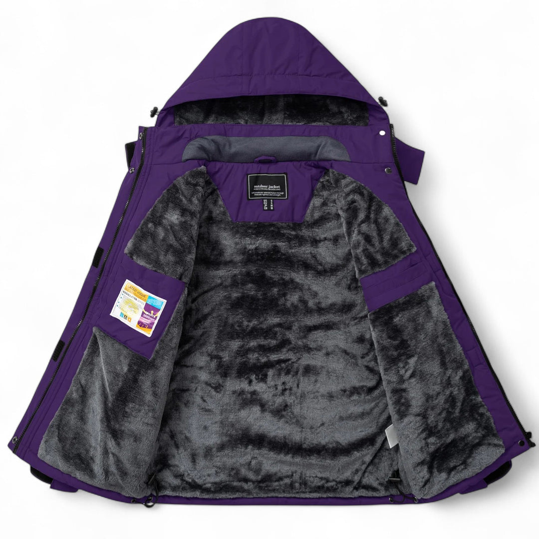 Laurine | Veste d’extérieur imperméable doublée en polaire