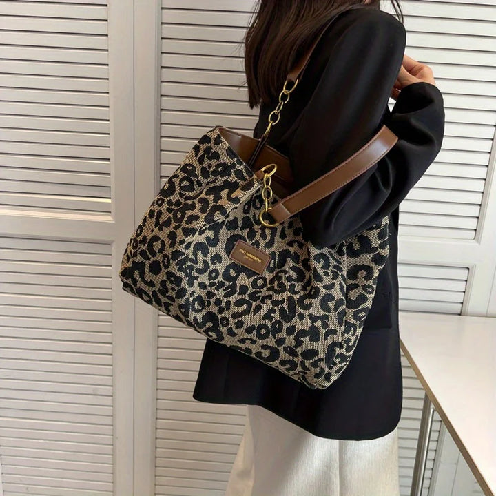 Shuvee™ Leopard Patterned Canvas Tote