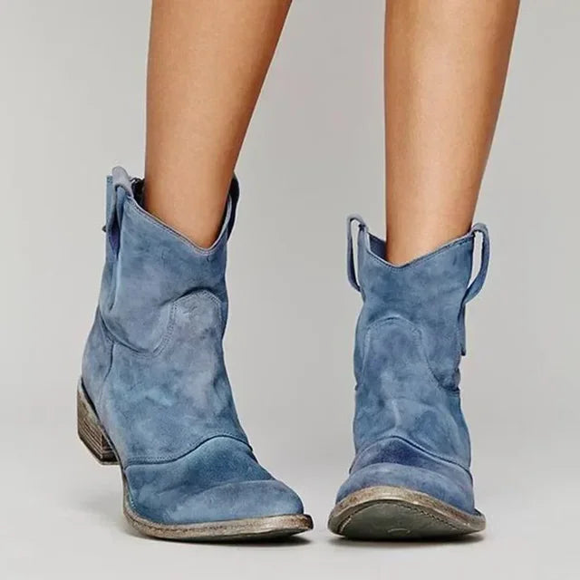 Kaye | Vintage Cowboy Ankle Boots
