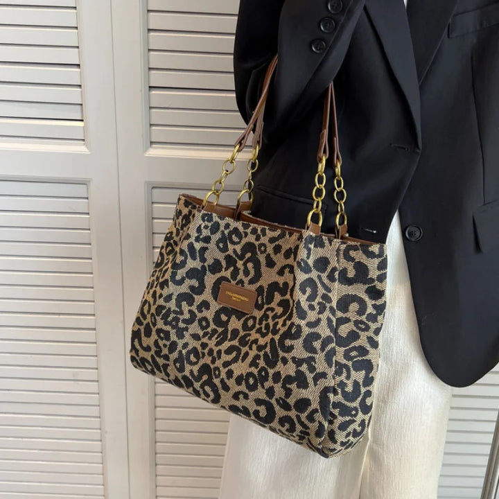 Shuvee™ Leopard Patterned Canvas Tote