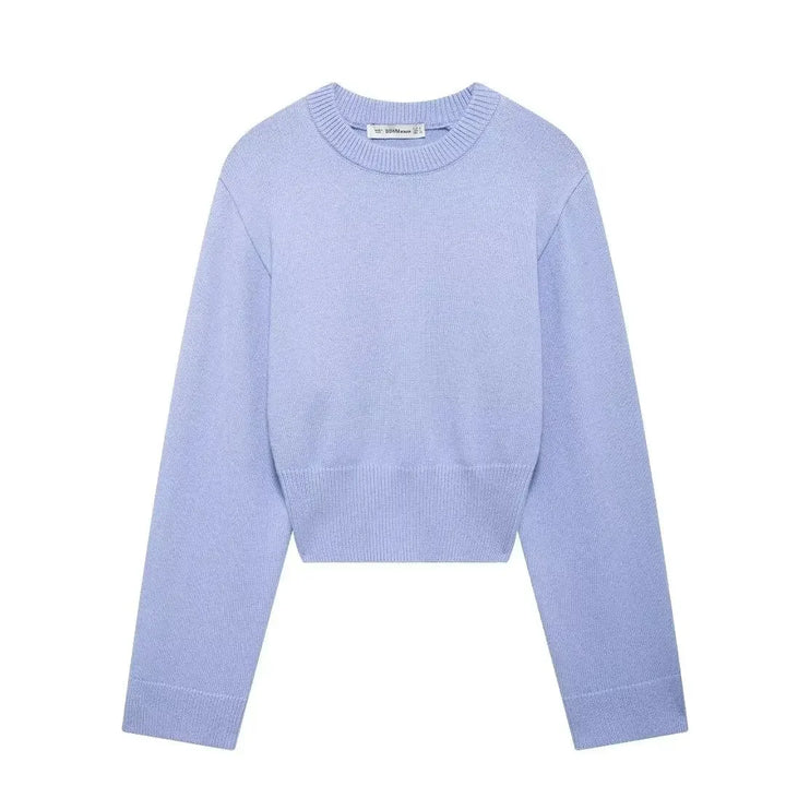 Éléonore | Pull en maille douce coupe courte