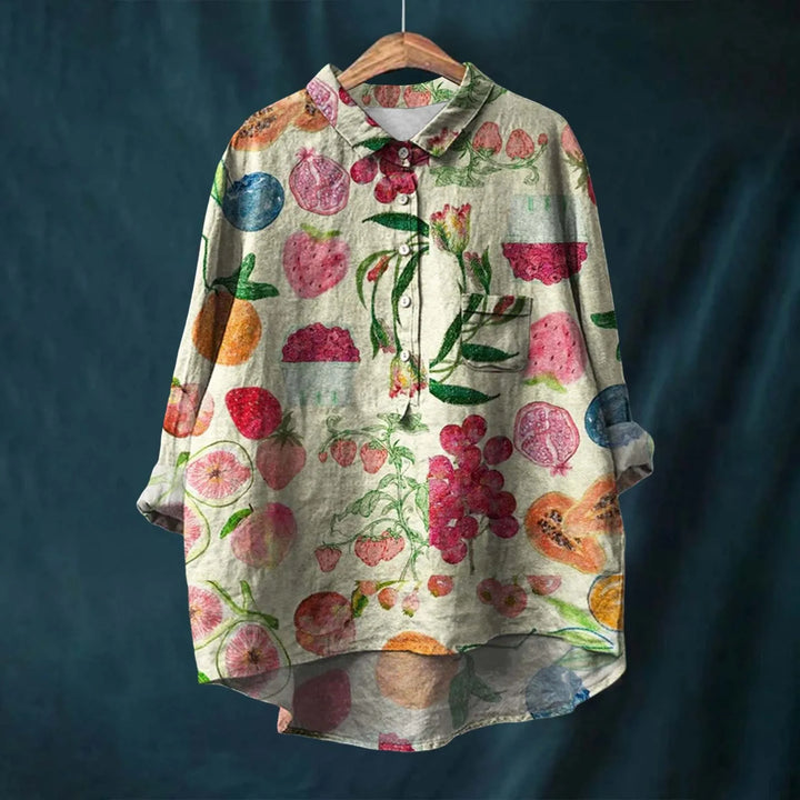 Lucie™ | Elegant Women's Floral Shirt