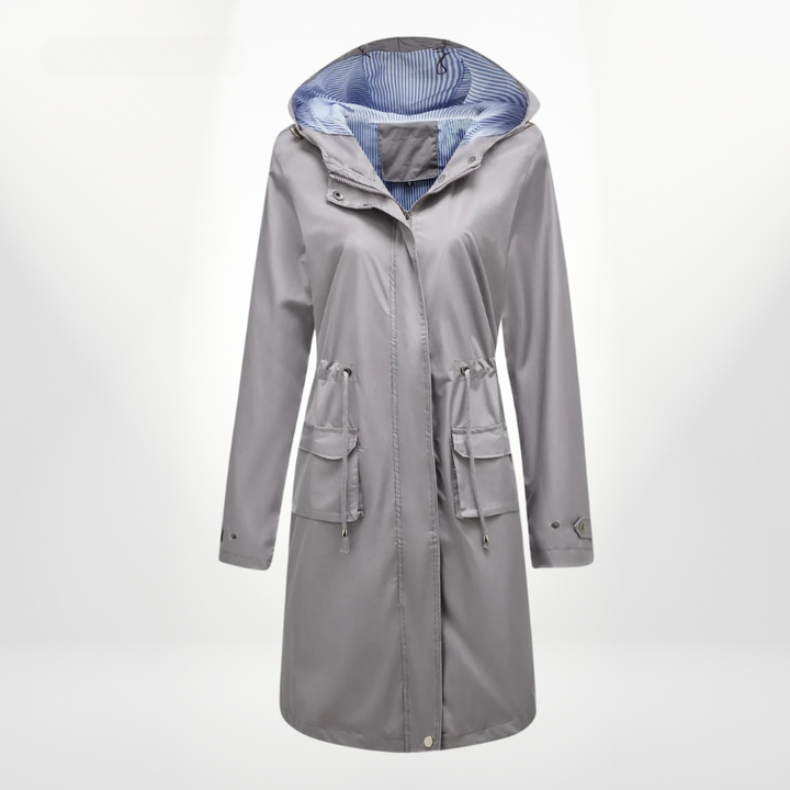 Lizaya | Elegant Trenchcoat Drawstrings