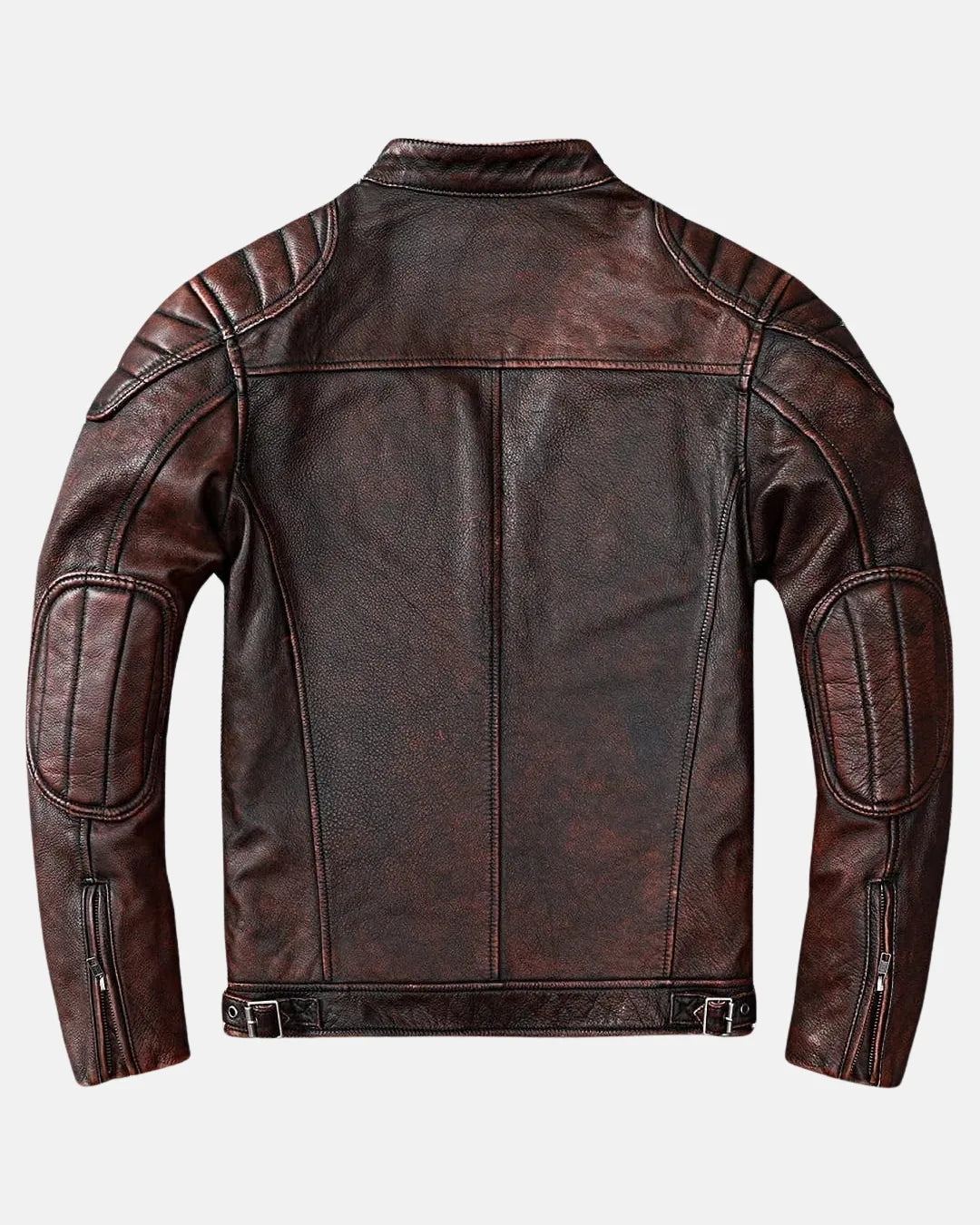 Liam | Structured Leather Jacket with Vintage Patina