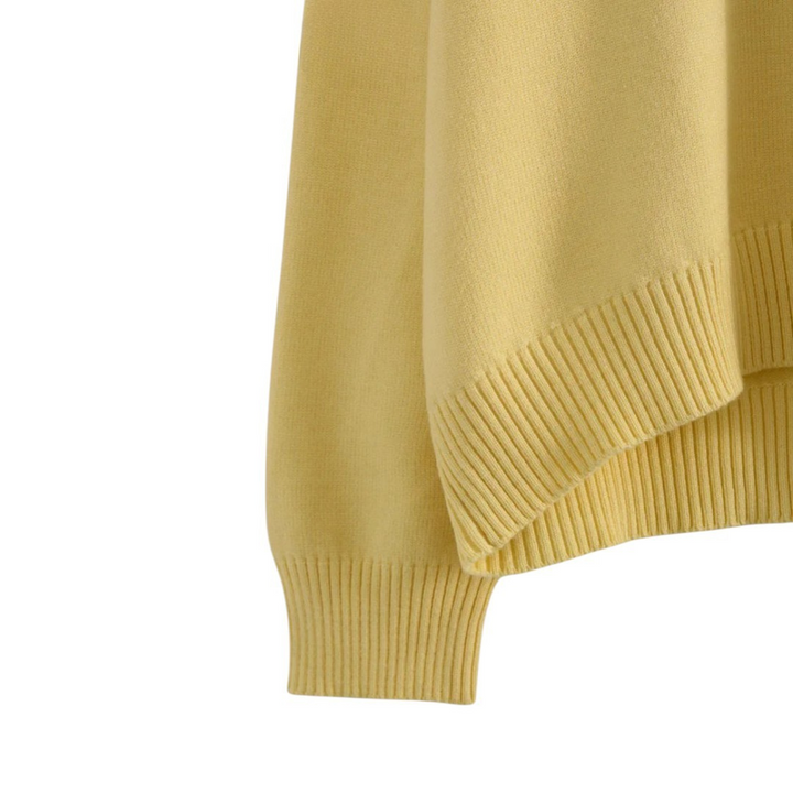 Amandine | Pull col roulé ample en maille douce