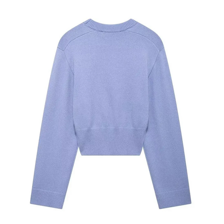 Éléonore | Pull en maille douce coupe courte
