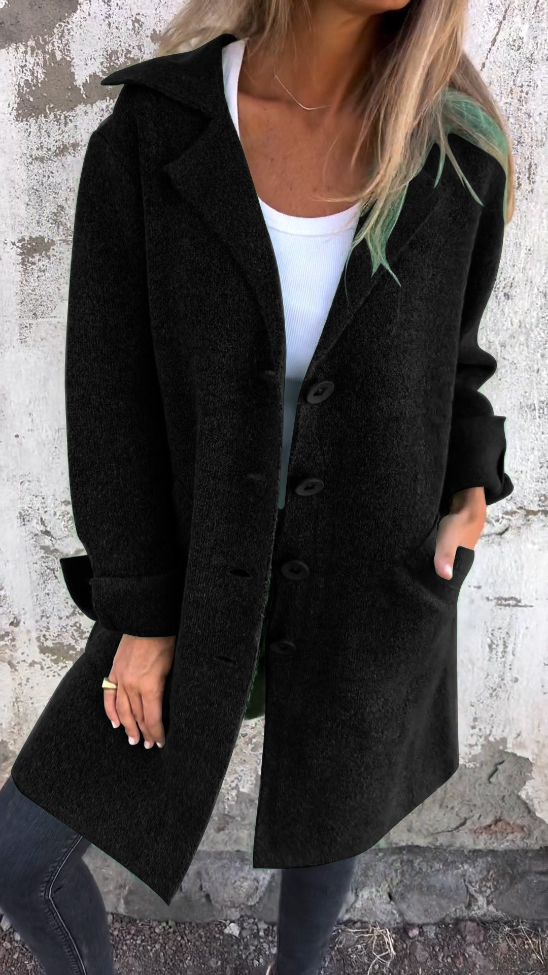 Brianna™ Long Knit Coat