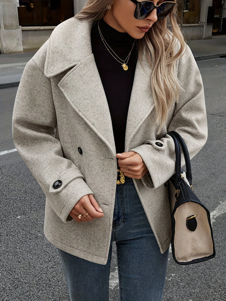 Emily™ | Stylish Double-Breasted Jacket with Button Details