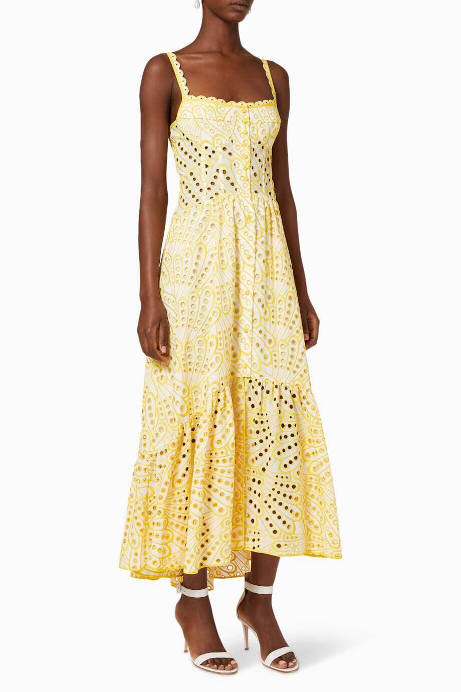 Dolly Lace Midi Bustier Dress