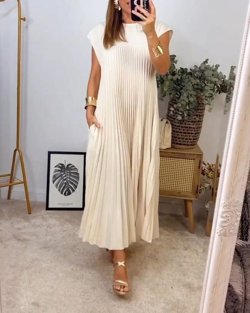 Lara Pleated Dress