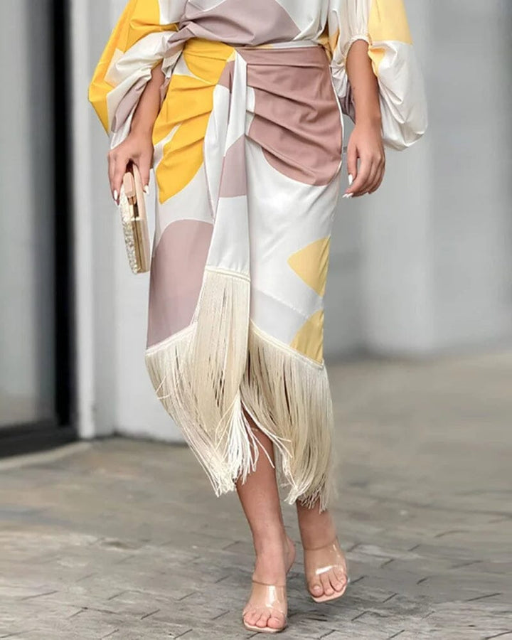 Selia Elegant Off-Shoulder Dress