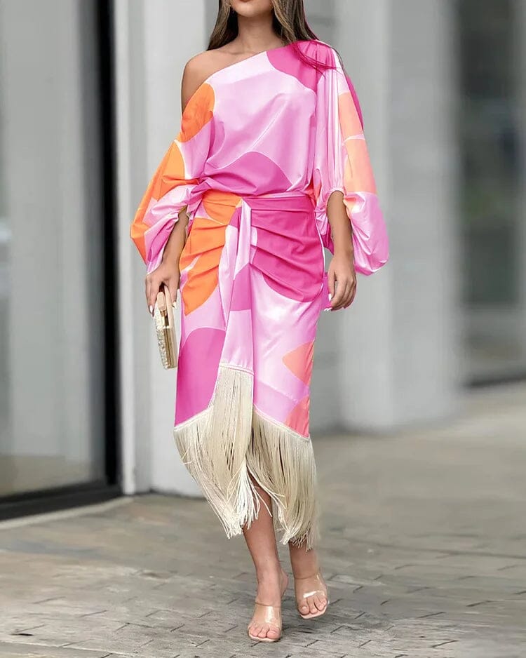 Selia Elegant Off-Shoulder Dress