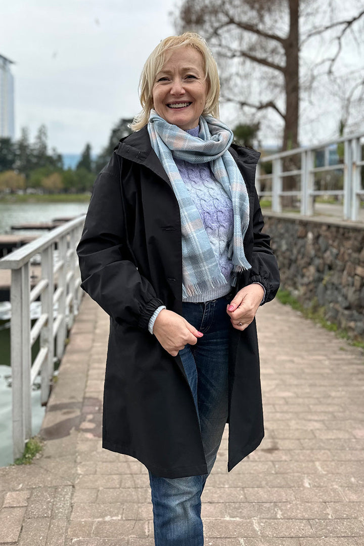 Rachel™ Water-Resistant Oversized Hooded Windbreaker