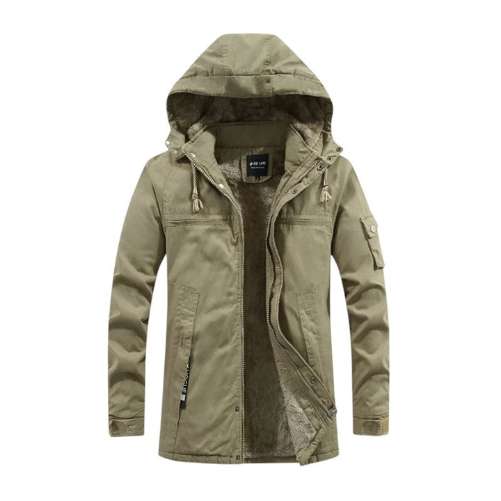 Brock | Veste d'hiver à capuche doublée en polaire