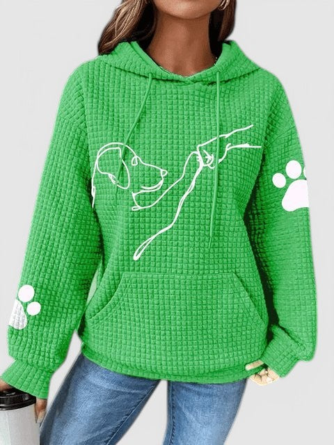 Dehlia™ | Waffle Knit Hoodie