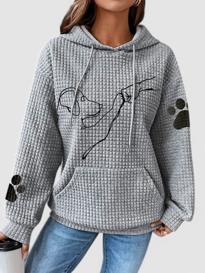 Dehlia™ | Waffle Knit Hoodie