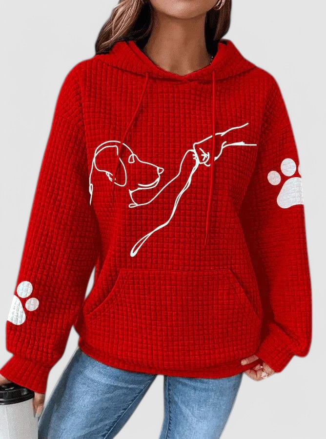 Dehlia™ | Waffle Knit Hoodie