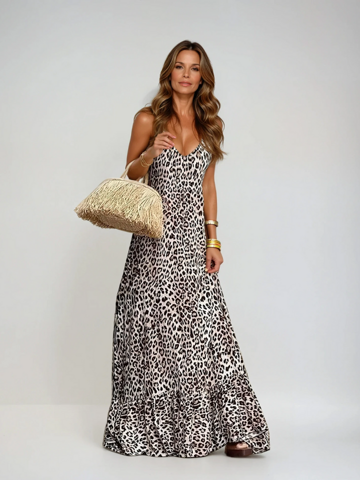 MAISIE | RELAXED FIT DRESS WITH OPEN BACK