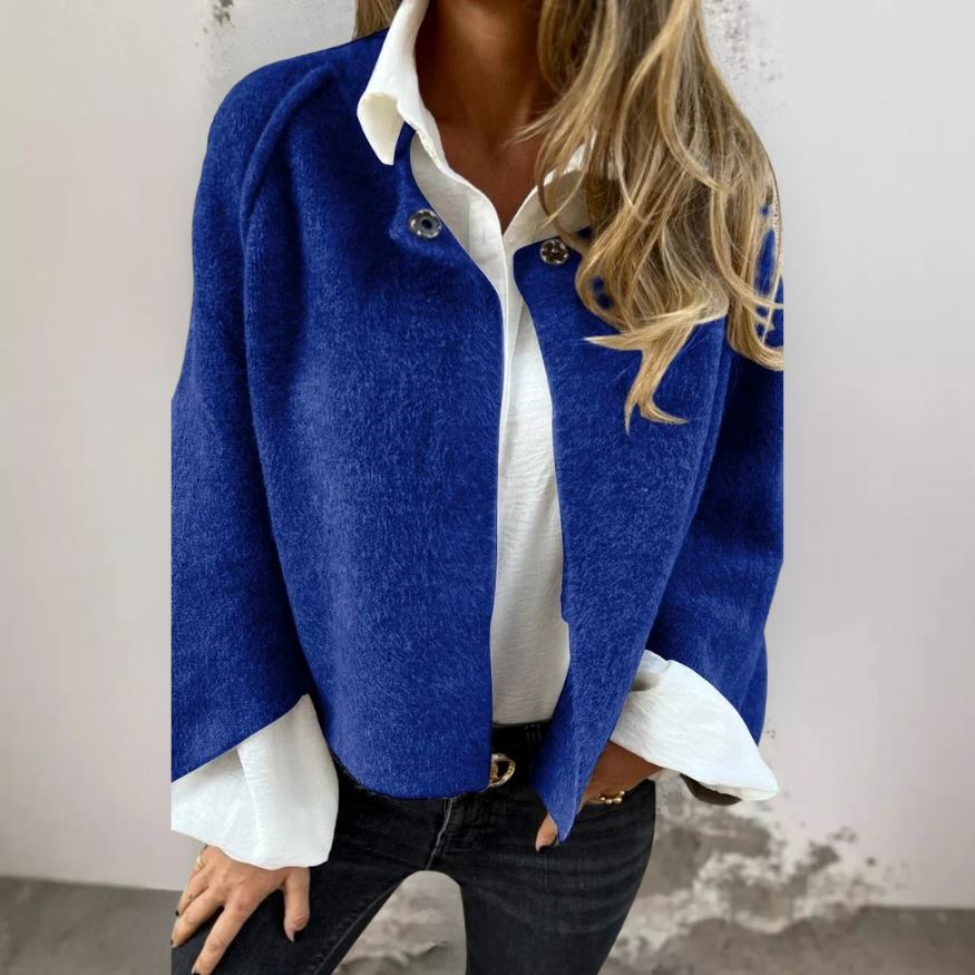 Sadie™ - Short Fur Jacket with Buttons